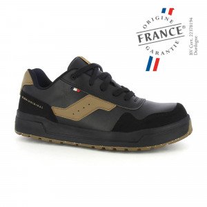 NOIR - Chaussure de sécurité S3L professionnelle de travail noire EN ISO 20345 S3L mixte transport chantier manutention artisan