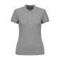 GRIS - Polo professionnel de travail 100% coton femme manutention artisan transport chantier