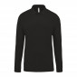 NOIR - Polo professionnel de travail 100% coton homme manutention chantier logistique artisan