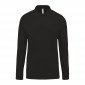 NOIR - Polo professionnel de travail 100% coton homme logistique chantier transport artisan