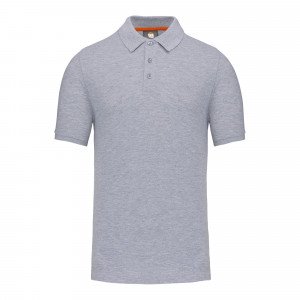 NOIR - Polo professionnel de travail BIO homme auxiliaire de vie infirmier aide a domicile médical