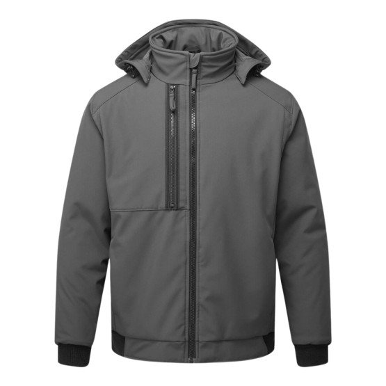 GRIS - Softshell professionnelle de travail homme transport artisan manutention chantier
