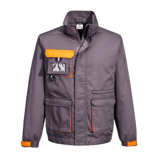 GRIS - Blouson professionnel de travail homme manutention artisan logistique chantier
