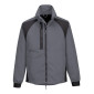 GRIS - Veste de travail professionnelle à manches longues homme logistique chantier manutention artisan