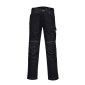 NOIR - Pantalon de travail professionnel femme manutention chantier logistique artisan