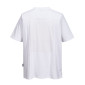 BLANC - Tee-shirt professionnel de travail à manches courtes homme restaurant serveur hôtel cuisine