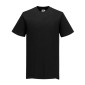 NOIR - Tee-shirt professionnel de travail à manches courtes homme restaurant serveur hôtel cuisine
