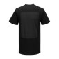NOIR - Tee-shirt professionnel de travail à manches courtes homme restaurant serveur hôtel cuisine