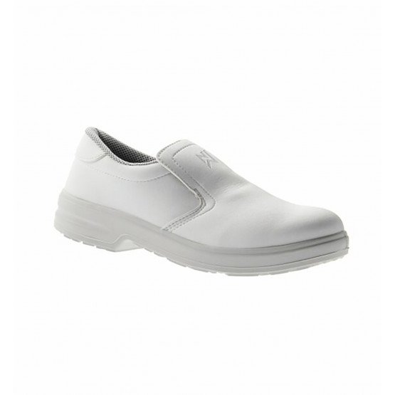 BLANC - Chaussure de cuisine de sécurité S2 professionnelle de travail blanche noire EN ISO 20345 S2 homme restaurant restaurat