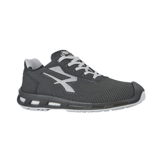 NOIR/GRIS - Chaussure de sécurité S3S professionnelle de travail noire EN ISO 20345 S3S mixte transport chantier logistique art
