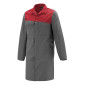 GRIS/ROUGE - Blouse professionnelle de travail à manches longues homme logistique artisan manutention chantier