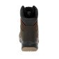 MARRON - Chaussure de sécurité S7S professionnelle de travail en cuir EN ISO 20345 S7S mixte transport chantier manutention art