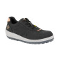 NOIR - Chaussure de sécurité S3S professionnelle de travail noire en cuir EN ISO 20345 S3S femme menage artisan entretien chanti
