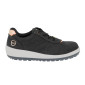 NOIR - Chaussure de sécurité S3S professionnelle de travail noire en cuir EN ISO 20345 S3S femme menage artisan entretien chanti