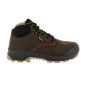 MARRON - Chaussure de sécurité S3S professionnelle de travail noire en cuir EN ISO 20345 S3S mixte artisan logistique chantier