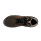 MARRON - Chaussure de sécurité S3S professionnelle de travail noire en cuir EN ISO 20345 S3S mixte artisan logistique chantier