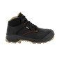 NOIR - Chaussure de sécurité S3S professionnelle de travail noire en cuir EN ISO 20345 S3S mixte artisan logistique chantier