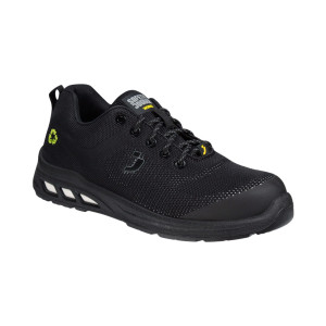 Chaussure de sécurité S1P professionnelle de travail noire EN ISO 20345 S1P mixte logistique artisan manutention chantier