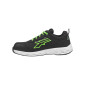 NOIR/VERT - Chaussure de sécurité S3S professionnelle de travail noire EN ISO 20345 S3S mixte logistique artisan transport chan