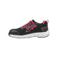 NOIR/ROSE - Chaussure de sécurité S1PS professionnelle de travail noire EN ISO 20345 S1PS femme manutention chantier logistique