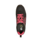 NOIR/ROSE - Chaussure de sécurité S1PS professionnelle de travail noire EN ISO 20345 S1PS femme manutention chantier logistique