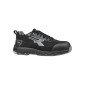 NOIR/GRIS - Chaussure de sécurité S1PS professionnelle de travail noire EN ISO 20345 S1PS mixte transport artisan manutention c