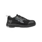 NOIR/GRIS - Chaussure de sécurité S1PS professionnelle de travail noire EN ISO 20345 S1PS mixte logistique artisan manutention 