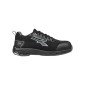 NOIR/GRIS - Chaussure de sécurité S1PS professionnelle de travail noire EN ISO 20345 S1PS mixte transport artisan manutention c
