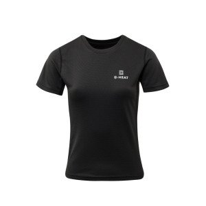 NOIR - Tee-shirt rafraîchissant professionnel de travail femme restauration serveur restaurant hôtel