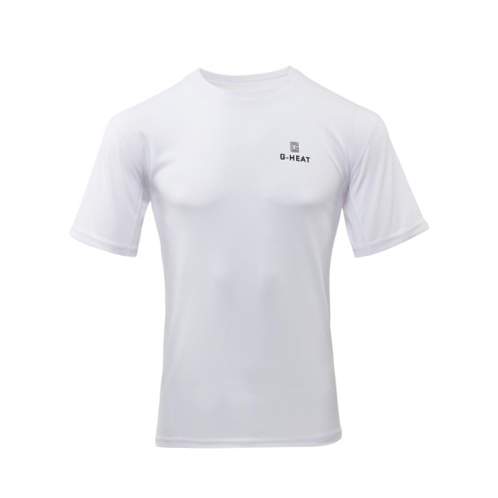 BLANC - Tee-shirt rafraîchissant professionnel de travail homme restaurant serveur hôtel restauration