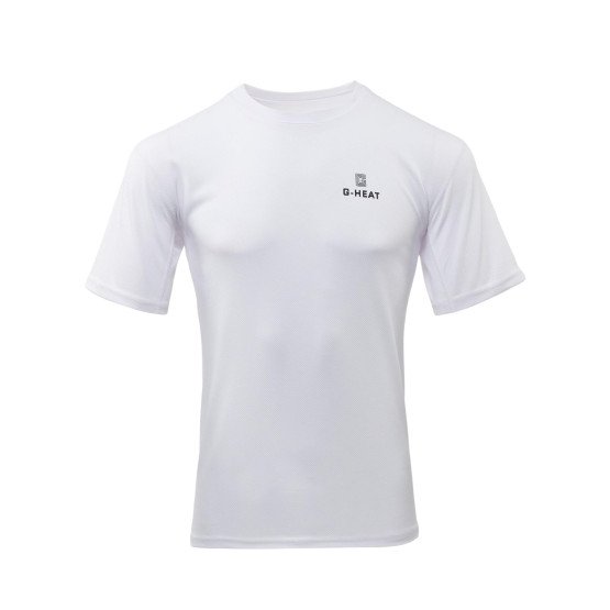 BLANC - Tee-shirt rafraîchissant professionnel de travail homme cuisine serveur hôtel restauration