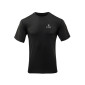 NOIR - Tee-shirt rafraîchissant professionnel de travail homme restaurant serveur hôtel restauration