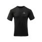 NOIR - Tee-shirt rafraîchissant professionnel de travail homme cuisine serveur hôtel restauration