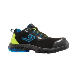 NOIR - Chaussure de sécurité S3S professionnelle de travail noire EN ISO 20345 S3S mixte manutention chantier transport artisan