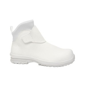 BLANC - Bottillon alimentaire de sécurité S6 professionnel de travail blanc EN ISO 20345 S6 mixte cuisine restaurant serveur