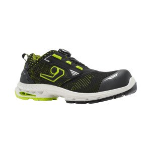 NOIR - Chaussure de sécurité S1PS professionnelle de travail noire EN ISO 20345 S1PS mixte logistique chantier manutention arti