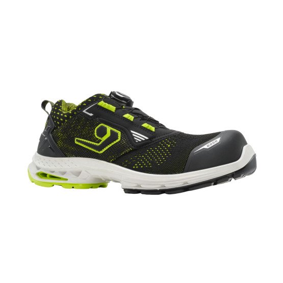NOIR - Chaussure de sécurité S1PS professionnelle de travail noire EN ISO 20345 S1PS mixte chantier manutention artisan logisti