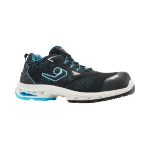 NOIR - Chaussure de sécurité S1PS professionnelle de travail noire EN ISO 20345 S1PS mixte logistique chantier manutention arti