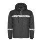 GRIS/NOIR - Softshell professionnelle de travail homme transport artisan logistique chantier