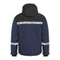 MARINE/NOIR - Softshell professionnelle de travail homme transport artisan logistique chantier