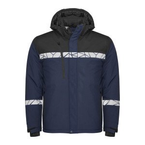 MARINE/NOIR - Softshell professionnelle de travail homme transport chantier logistique artisan