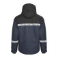MARINE/NOIR - Softshell professionnelle de travail homme transport artisan logistique chantier