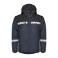 MARINE/NOIR - Softshell professionnelle de travail homme transport artisan logistique chantier