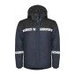 MARINE/NOIR - Softshell professionnelle de travail homme logistique chantier manutention artisan