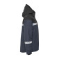 MARINE/NOIR - Softshell professionnelle de travail homme transport artisan logistique chantier