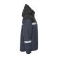 MARINE/NOIR - Softshell professionnelle de travail homme logistique chantier manutention artisan