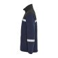 MARINE/NOIR - Veste polaire professionnelle de travail à manches longues homme logistique artisan transport chantier