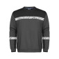 GRIS/NOIR - Sweat professionnel de travail homme logistique chantier transport artisan