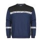 MARINE/NOIR - Sweat professionnel de travail homme transport artisan manutention chantier
