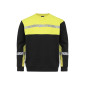 NOIR/FLUO - Sweat professionnel de travail homme logistique chantier transport artisan